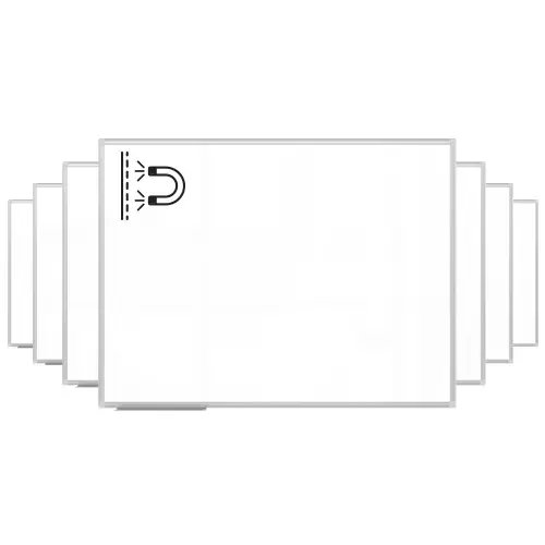 BIALE TABLICE SUCHOSCIERALNE MAGNETYCZNE - TM IDEA® seria Flex