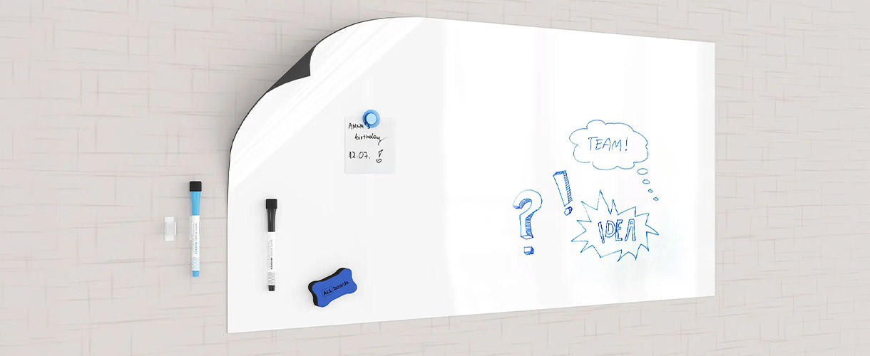 Drugie życie tablicy dzięki nakładkom magnetycznym